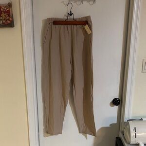 Women’s gauze Tan Pants